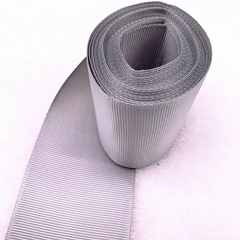 5yards 10/15/25/38/50mm Grosgrain Satin Ribbons for Wedding Christmas Party Decorations DIY Bow Craft Ribbons Supplies