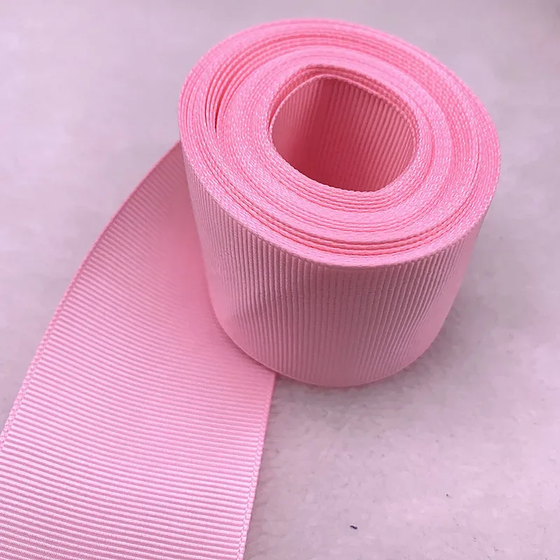 5yards 10/15/25/38/50mm Grosgrain Satin Ribbons for Wedding Christmas Party Decorations DIY Bow Craft Ribbons Supplies