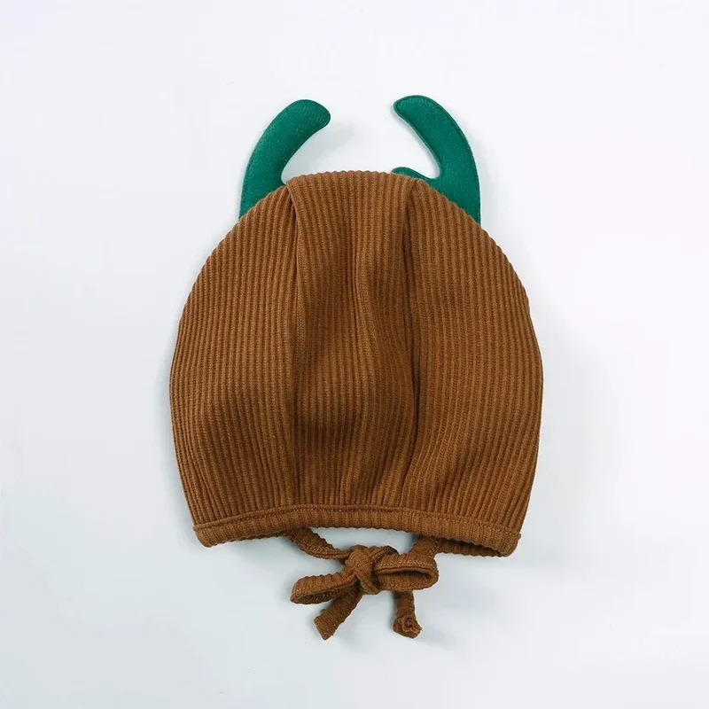 2025 Christmas Costumes Newborn Knit Pants with Hat Baby Boys Girls Trousers Clothes Infant Leggings Clothing Toddler Outfits