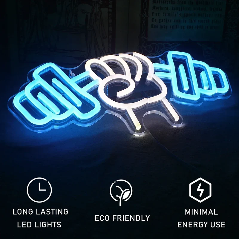 Barbell Fitness Gym Neon Sign Dumbbell LED Neon Ligh Wall Decoration For Workout Room Sport Club Weightlifting Christmas Gift
