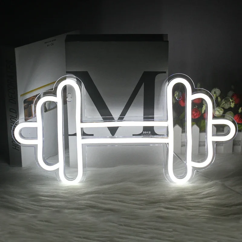Barbell Fitness Gym Neon Sign Dumbbell LED Neon Ligh Wall Decoration For Workout Room Sport Club Weightlifting Christmas Gift
