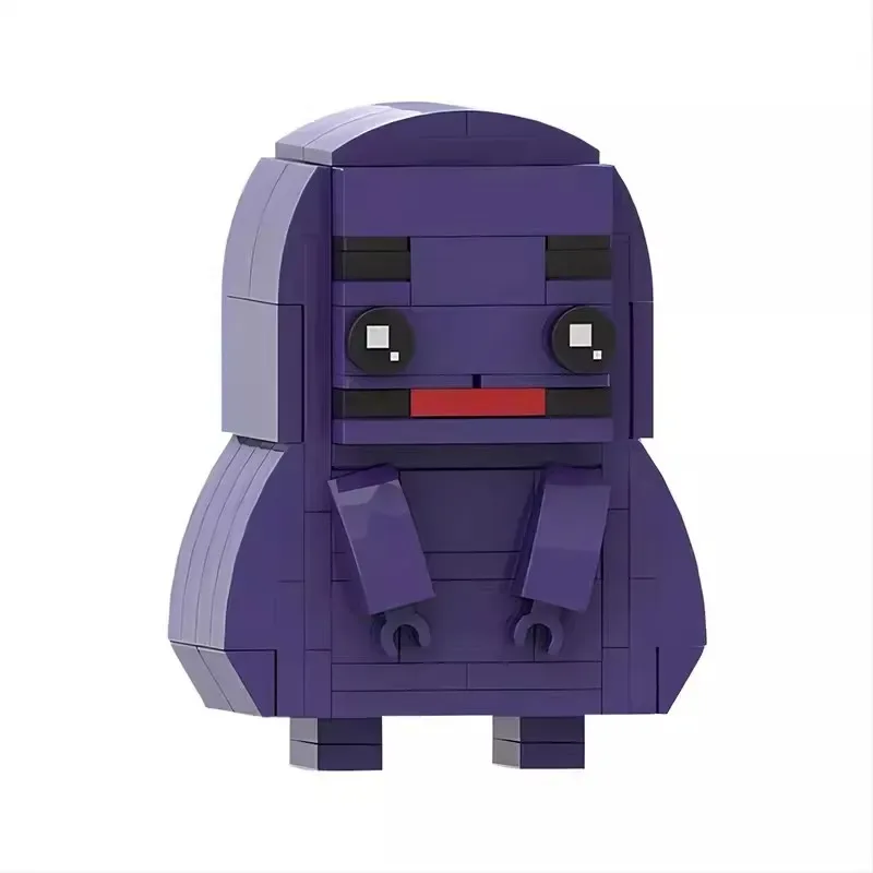 Bricklink Friends Fast Food Restaurant Anime Figures Bricks Head Ronald Milkshake Grimaced Building Blocks Toys Christmas Gift