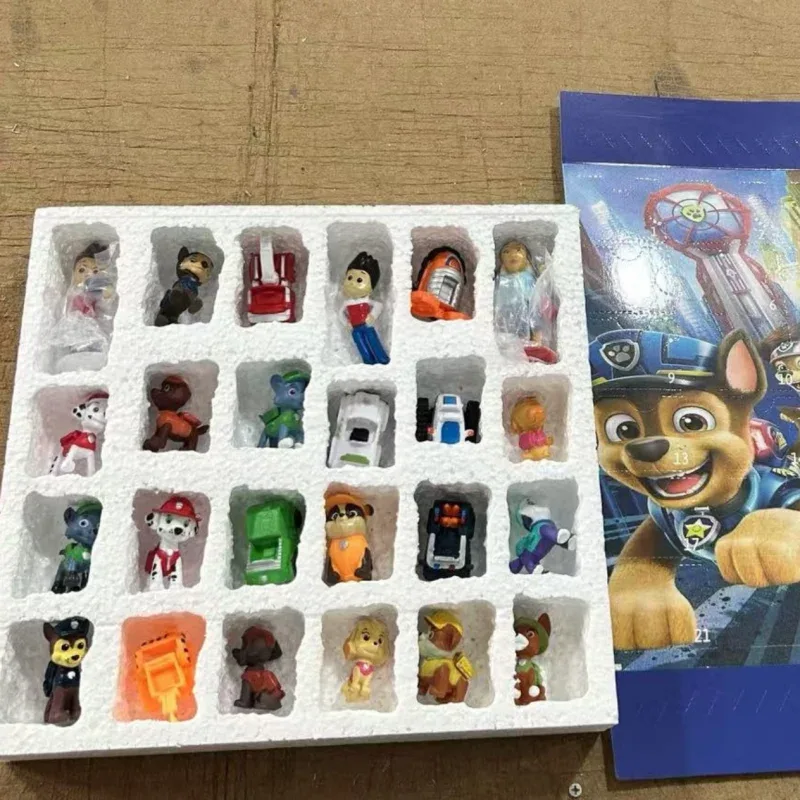 Paw Patrol Christmas Blind box Ornament Ornament Cartoon Poke Comic Periphery Doll Creative Toys Holiday Gifts For Children Boys