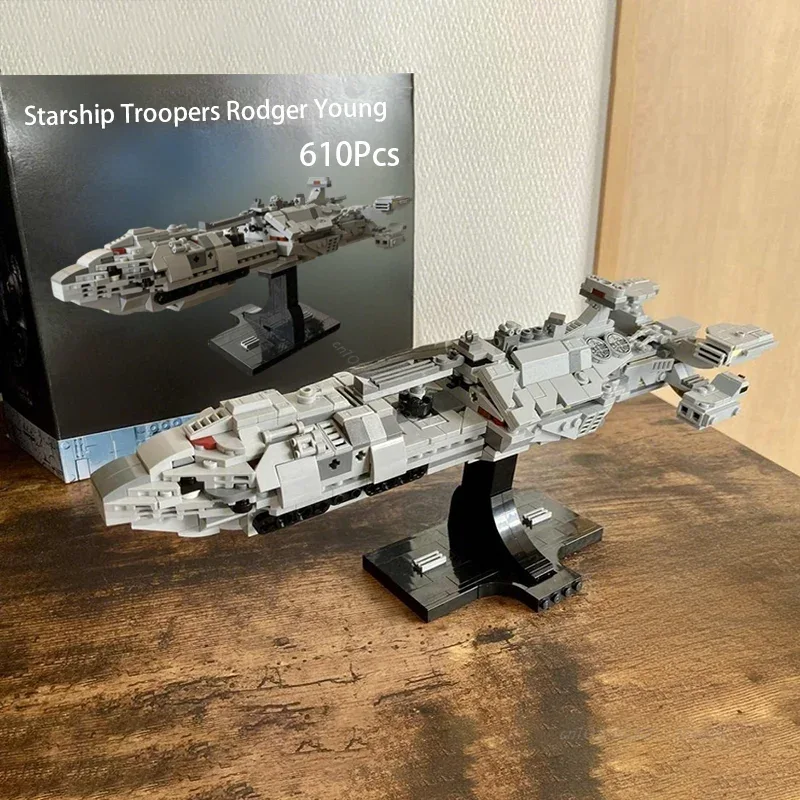 MOC Custom Starship Troopers Destroyer Building Blocks Model Space Wars Games DIY Assembly Bricks Children's Toy Christmas Gift