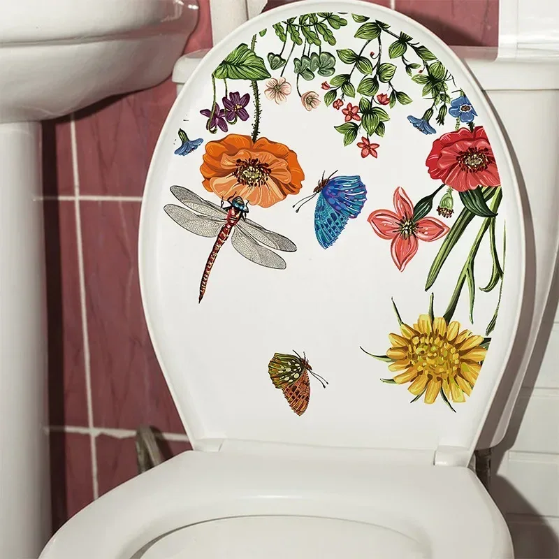 Toilet Sticker Strong Adhesive Toilet Sticker Decorative Sea Fish Toilet Sticker Waterproof Adhesive For Home 2025 Christmas