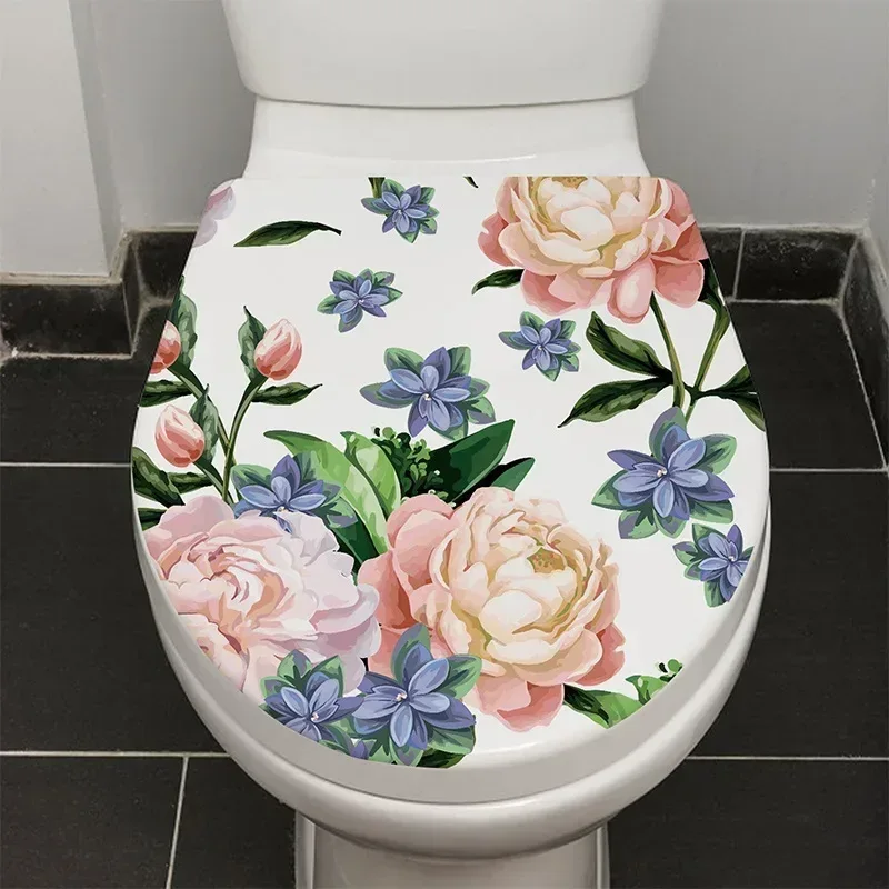 Toilet Sticker Strong Adhesive Toilet Sticker Decorative Sea Fish Toilet Sticker Waterproof Adhesive For Home 2025 Christmas