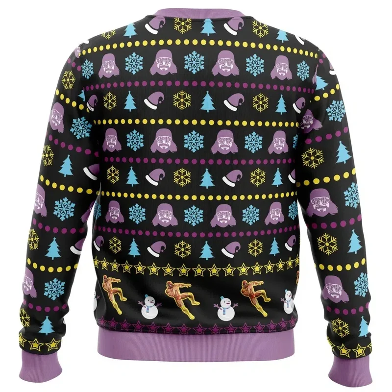 The Cream of The Crop Men's Ugly Christmas Crewneck Sweatshirt Unisex Soft Comfy Stylish Relaxed-Fit Plus Size Autumn Winter