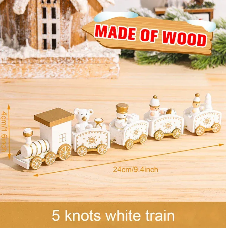Christmas Train Merry Christmas Decorations For Home 2025 Cristmas Ornament Xmas Navidad Noel Gifts Happy New Year 2026 Gifts
