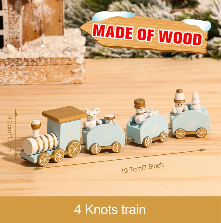Christmas Train Merry Christmas Decorations For Home 2025 Cristmas Ornament Xmas Navidad Noel Gifts Happy New Year 2026 Gifts