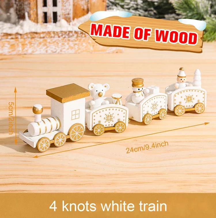 Christmas Train Merry Christmas Decorations For Home 2025 Cristmas Ornament Xmas Navidad Noel Gifts Happy New Year 2026 Gifts