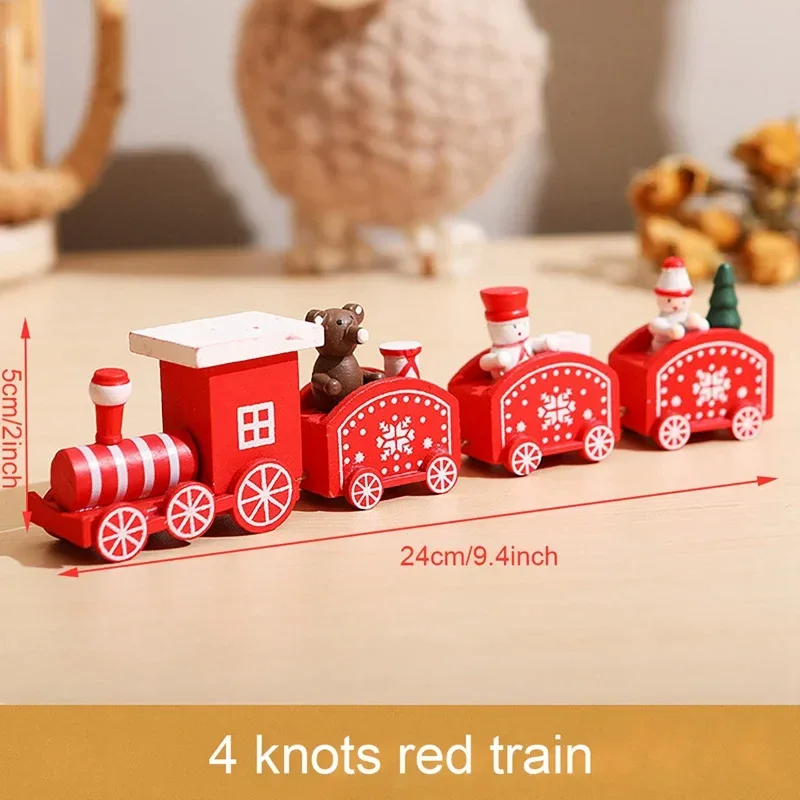 Christmas Train Merry Christmas Decorations For Home 2025 Cristmas Ornament Xmas Navidad Noel Gifts Happy New Year 2026 Gifts