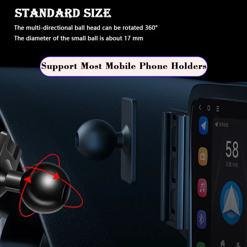Mobile Phone Holder for Jaecoo J7 2025 2024 2023 13.2" Screen Base Car Wireless Charger Stand Gravity Mount Auto Accessories