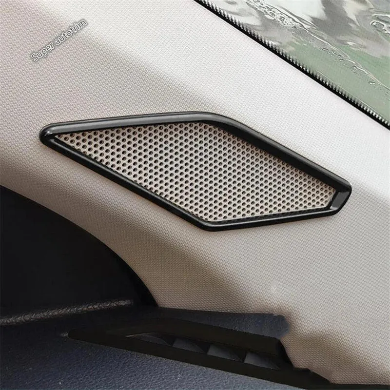 Center Control Gear Shift Panel Inner Door Armrest Handle Cover Trim Black Fit For VW Volkswagen Polo 2019 - 2023 Accessories