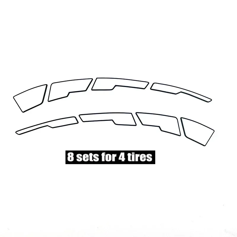 3D Car Tire Wheel Sticker Car Universal 3D Logo Auto Motorcycle Tire Stickers Personalized Car Styling Wheel Label Accessories