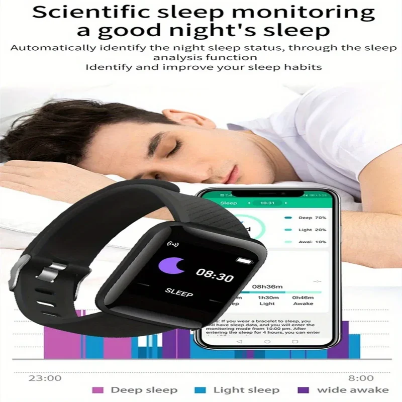 Smartwatch Men Women Wristwatches Smart Watch Message Fitness Monitor Bracelet Birthday Gift Electronic Clock For Android IOS