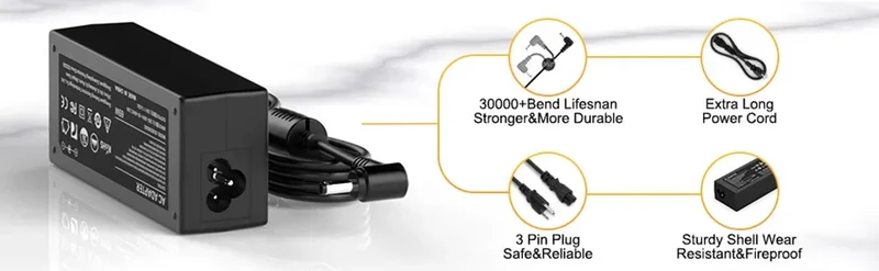65W Laptop Charger for Lenovo Flex 5 4 6 11 14 15 Ideapad 3 5 110 130s 310 320 330 330s 510 520 530s 710s Adapte Power Supply