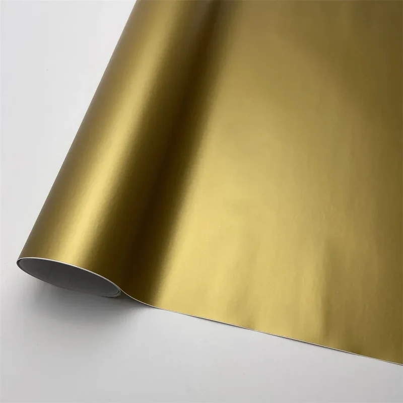 Grey Gold White Matt Black Matte Vinyl Wrap Film Color Change Films Air Drain Tech Waterproof Motorcycle Car Sticker Wraps Foil