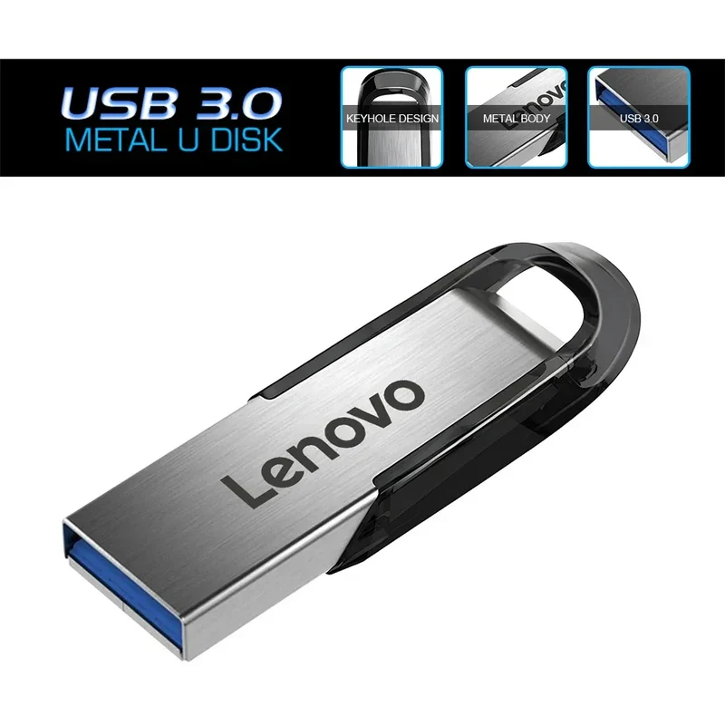 Lenovo Flash Drives 2TB Usb 3.0 Mini High Speed Metal Pendrive 1TB 512GB Stick Portable Drive Waterproof Memoria Storage U Disk