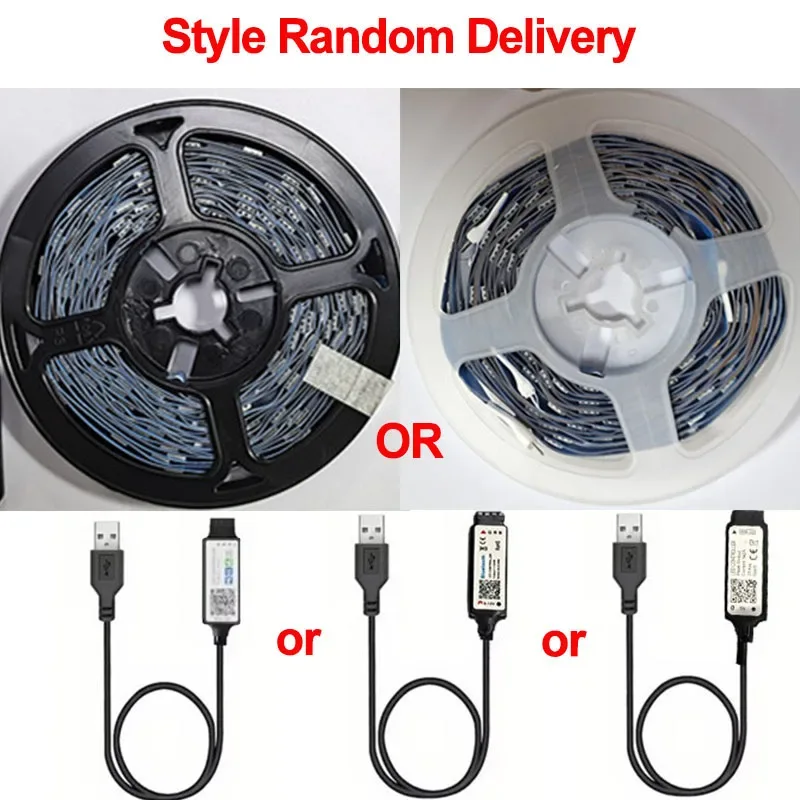 Bluetooth LED Strip Lights Smart SMD 5050 APP Remote Control Flexible Ribbon Diode Lamp Tape TV Backlights Game Room Home Decor