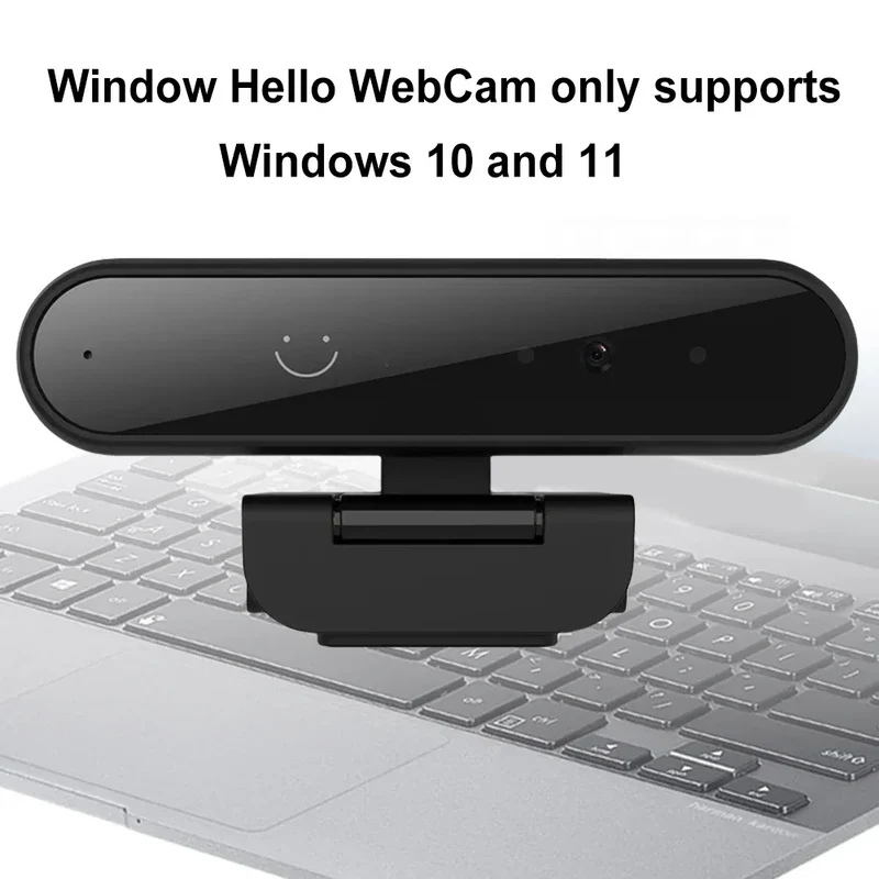 Facial Recognition Webcam Windows Hello 1MP 720P/2MP 1080P Web Camera IR Facial Recognition Login For Laptop PC Camera with Mic