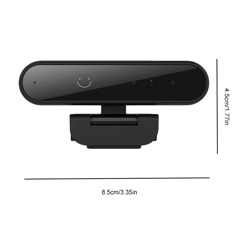 Facial Recognition Webcam Windows Hello 1MP 720P/2MP 1080P Web Camera IR Facial Recognition Login For Laptop PC Camera with Mic