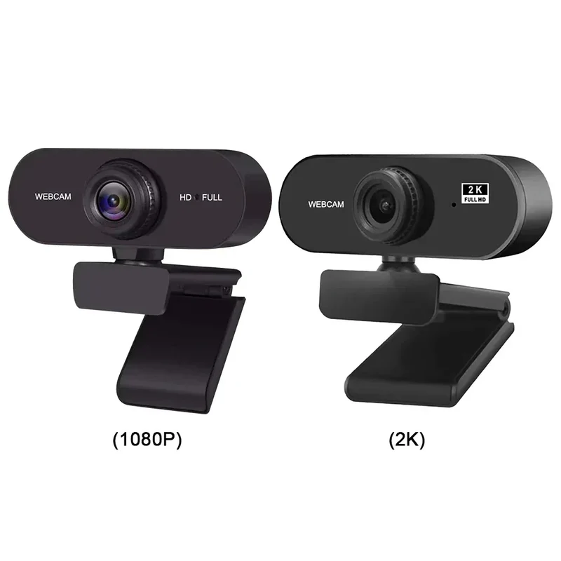 USB HD 1080P/2K Web Camera Plug and Play with Microphone Business Webcam Autofocus for PC/Laptop Conferencing and Video Calling