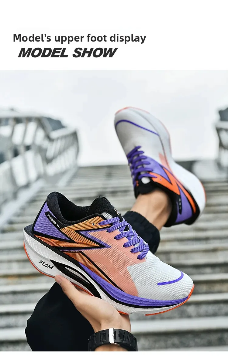 Casual Running Shoes Breathable Mesh Upgraded Version Unisex Marathon Sports Sneakers Trendy All Seasons Lightweight