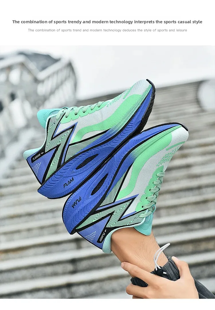 Casual Running Shoes Breathable Mesh Upgraded Version Unisex Marathon Sports Sneakers Trendy All Seasons Lightweight