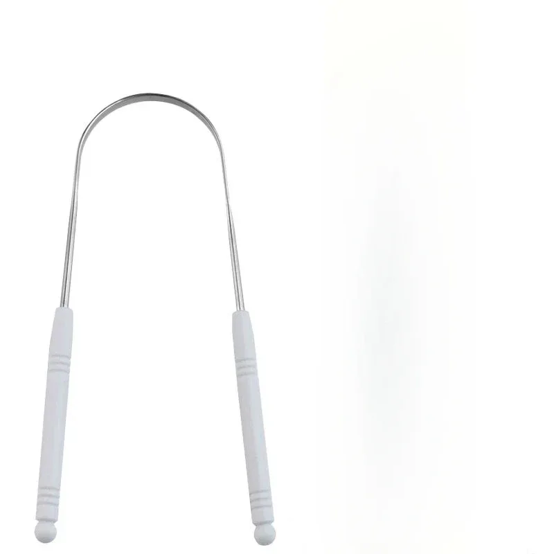 1PCS Stainless Steel Tongue Scraper Oral Tongue Cleaner Brush Tongue Toothbrush Oral Hygiene High Quality Tounge Scraper