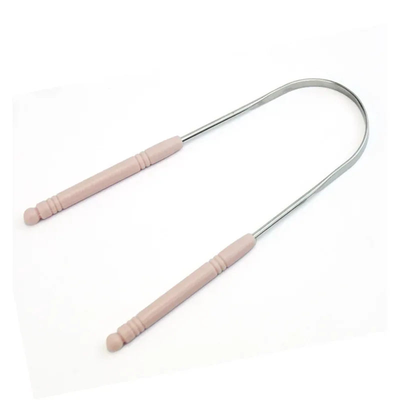 New Stainless Steel Tongue Scraper Oral Tongue Cleaner Brush Tongue Toothbrush Oral Hygiene High Quality Tounge Scraper