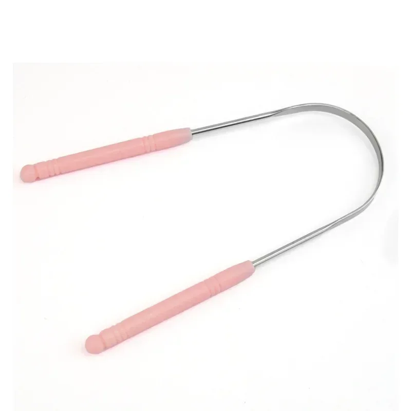 New Stainless Steel Tongue Scraper Oral Tongue Cleaner Brush Tongue Toothbrush Oral Hygiene High Quality Tounge Scraper