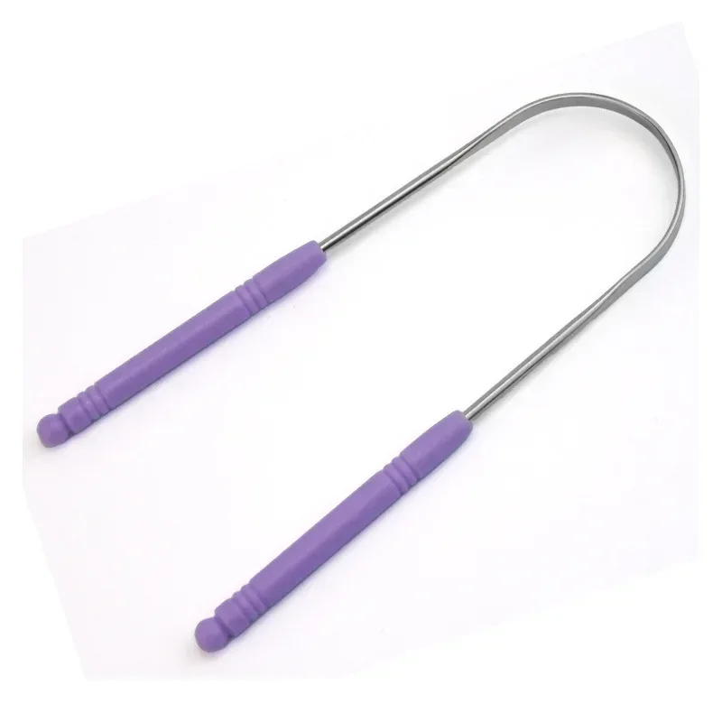 New Stainless Steel Tongue Scraper Oral Tongue Cleaner Brush Tongue Toothbrush Oral Hygiene High Quality Tounge Scraper
