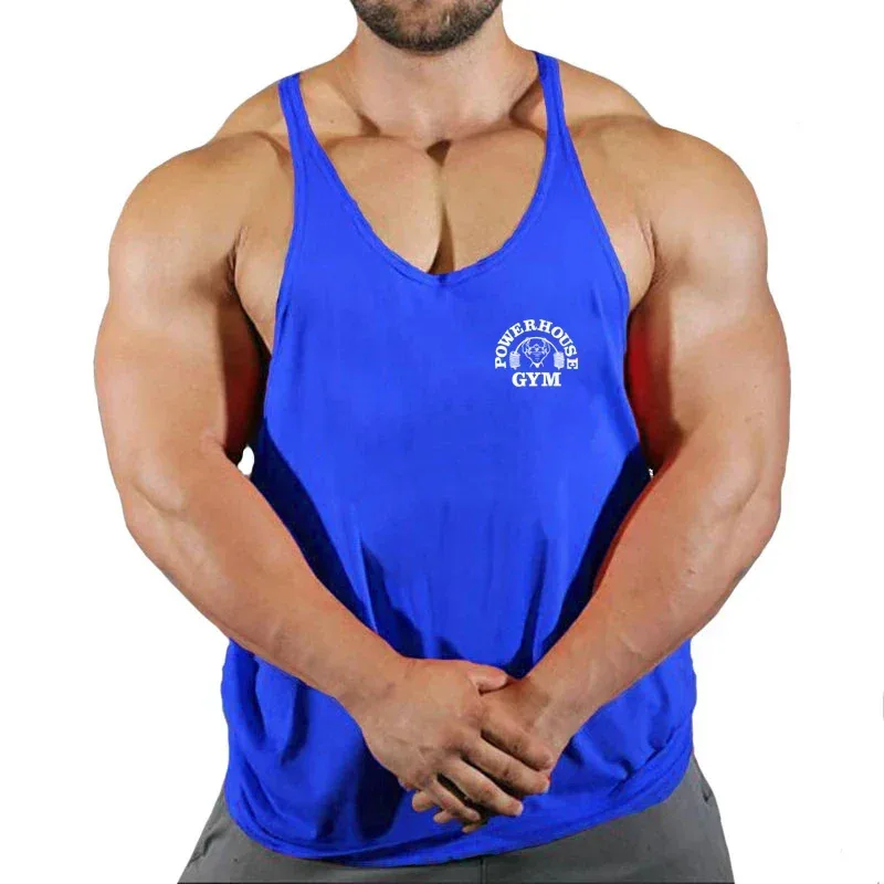 Gym Top Men Bodybuilding Shirt Fitness Men's Vest Singlet Sleeveless Sweatshirt Man Clothes Clothing Stringer Vests Singlets