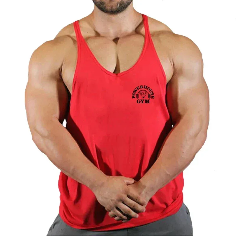 Gym Top Men Bodybuilding Shirt Fitness Men's Vest Singlet Sleeveless Sweatshirt Man Clothes Clothing Stringer Vests Singlets