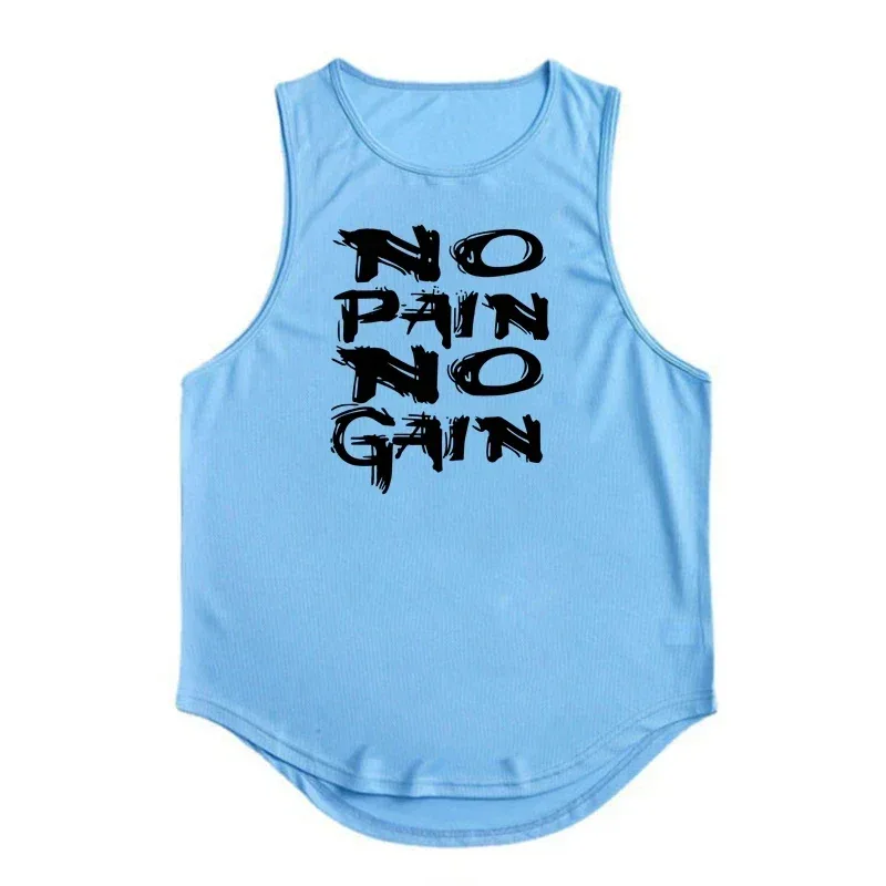 Gym Top Men Men's Clothing Fitness Clothes Shirt Bodybuilding Vests Man Vest Singlet Singlets Muscular Stringer T-shirts Tops