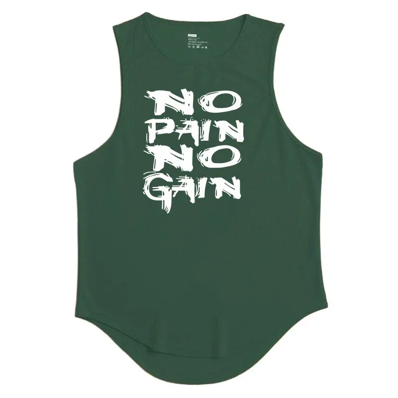 Gym Top Men Men's Clothing Fitness Clothes Shirt Bodybuilding Vests Man Vest Singlet Singlets Muscular Stringer T-shirts Tops
