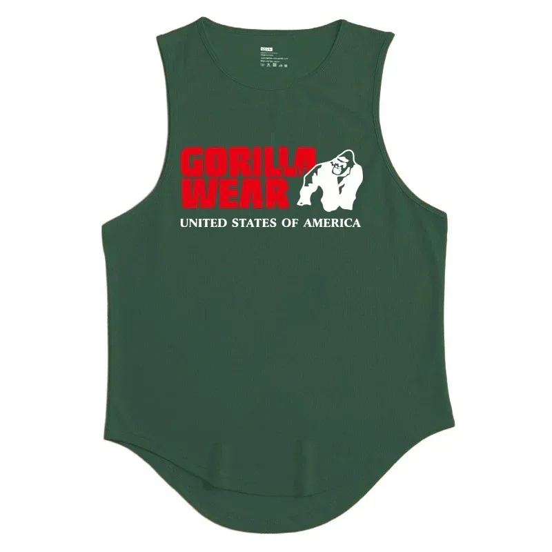 Gym Top Men Men's Clothing Fitness Clothes Shirt Bodybuilding Vests Man Vest Singlet Singlets Muscular Stringer T-shirts Tops