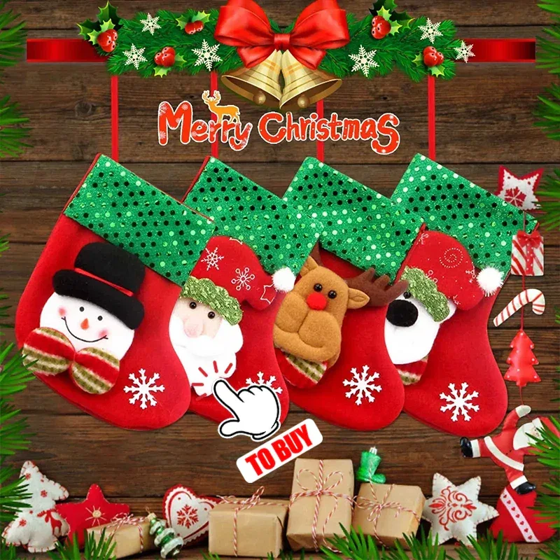 Luminous Mini Christmas Trees LED Lights Home Decoration Electronic Candles Childrens Gifts New Year Christmas Party Ornament