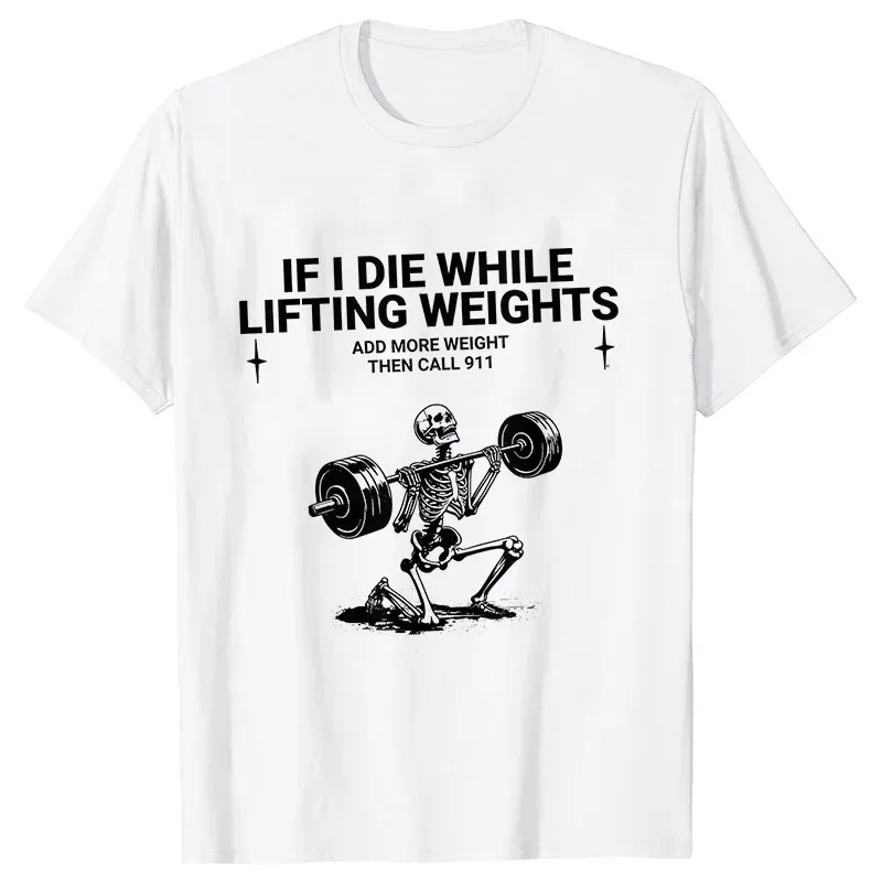 Gym Workout T-shirts for Men Clothing Funny Weightlifting Tshirts Short Sleeve Tops Clothes Fitness Exercise Tee Shirts Homme
