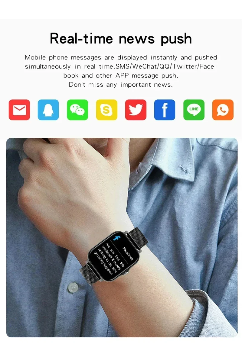 2025New Upgrad Smart Watch For Men Women 1.83Inch Full Touch Display BT Call Sports Monitoring SmartWatch For Android&IOS Phone