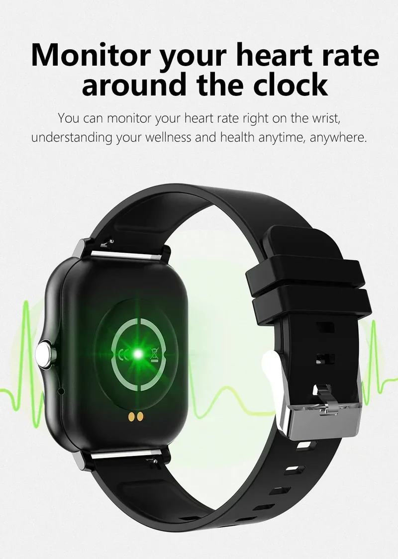 2025New Upgrad Smart Watch For Men Women 1.83Inch Full Touch Display BT Call Sports Monitoring SmartWatch For Android&IOS Phone