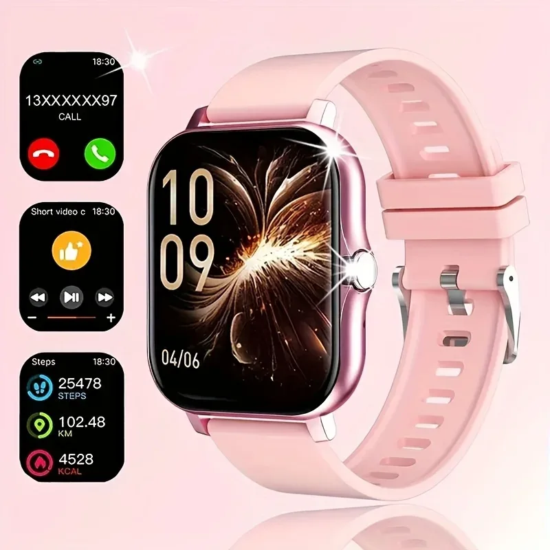 2025New Upgrad Smart Watch For Men Women 1.83Inch Full Touch Display BT Call Sports Monitoring SmartWatch For Android&IOS Phone