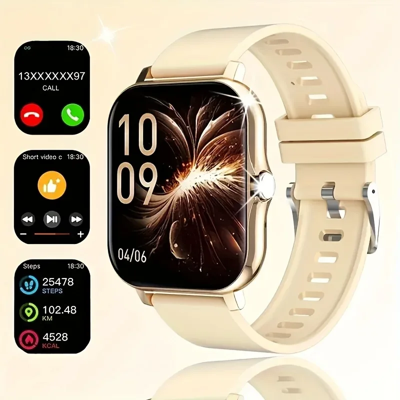 2025New Upgrad Smart Watch For Men Women 1.83Inch Full Touch Display BT Call Sports Monitoring SmartWatch For Android&IOS Phone