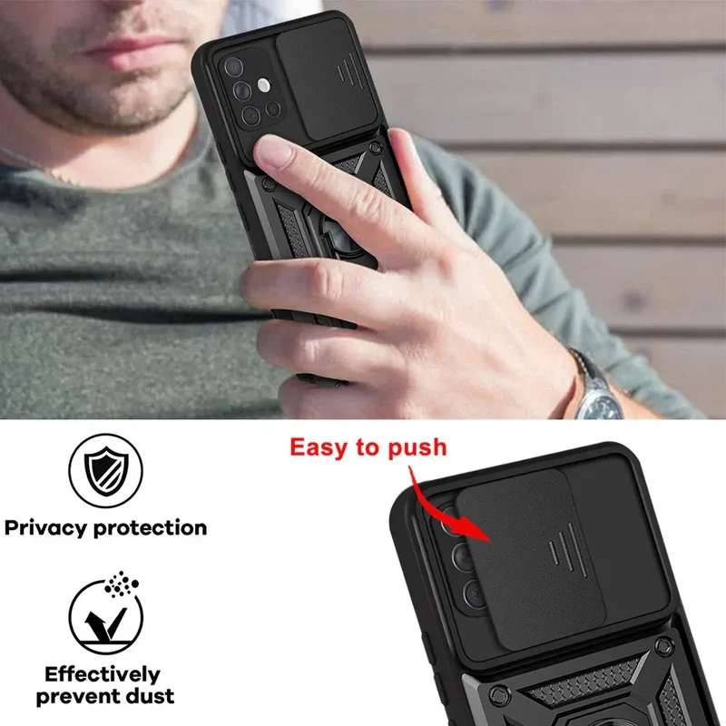 Shockproof Armor Case For Samsung Galaxy A51 A71 A52 A72 A32 4G 5G Car Holder Phone Cover For Galaxy A13 A23 A53 A73 A33 2022 5G