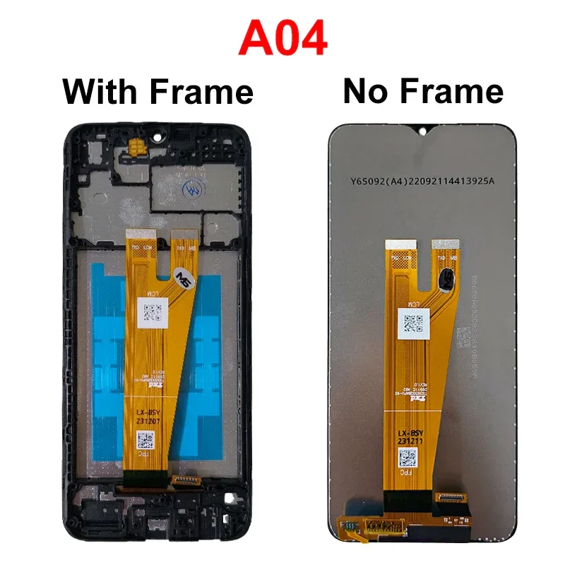6.5" For Samsung Galaxy A04 LCD A045 A045F Display A04S Touch Screen A047 A047F For Samsung A04E LCD A042 A042F Digitiz Replace