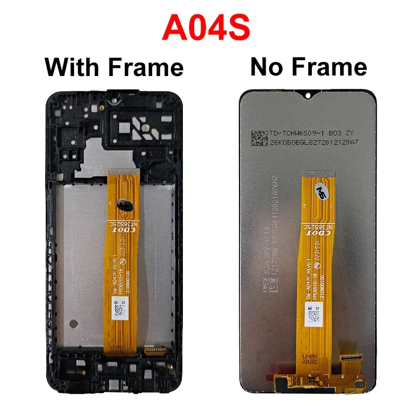 6.5" For Samsung Galaxy A04 LCD A045 A045F Display A04S Touch Screen A047 A047F For Samsung A04E LCD A042 A042F Digitiz Replace