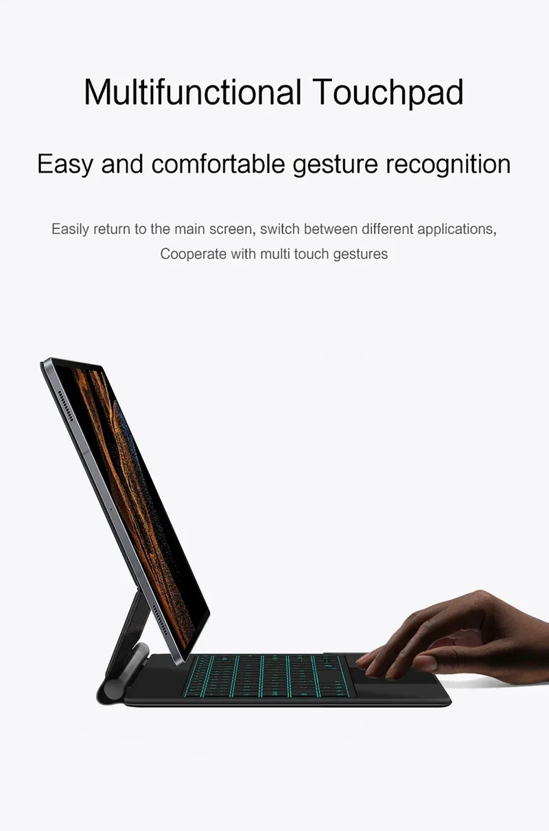 Magic Keyboard For Samsung Galaxy Tab S8 Ultra S10 S9 14.6 Inch S8U Tablet Magnetic Book Cover Case X900 X906 Backlight Touchpad
