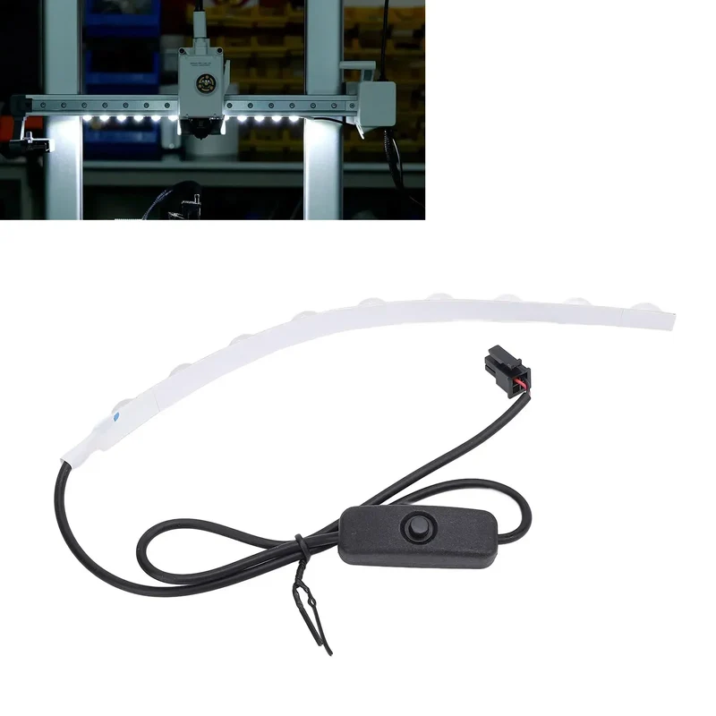 3D Printer LED Light Strip Kit 24V RA95 Fill Lamp High Brightness White Light for Bambu Lab A1 Mini