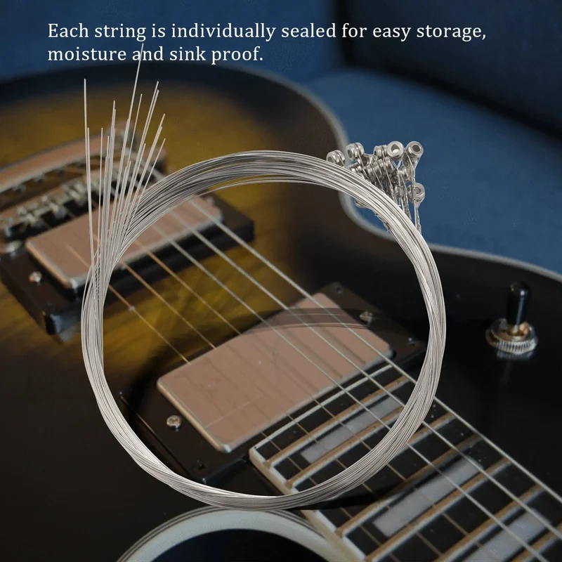 Trendy! 20-Pack Single Electric Guitar Strings Bulk .011 High E (Medium) 11 Gauge