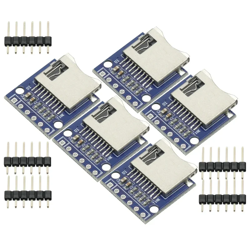 1-10pcs Micro Mini SD Storage Expansion Board Mini Micro SD TF Card Memory Shield Module With Pins for Arduino